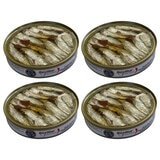 Baymar Gourmet Sardines in Olive Oil with Chilli Pepper, 4 x 150g