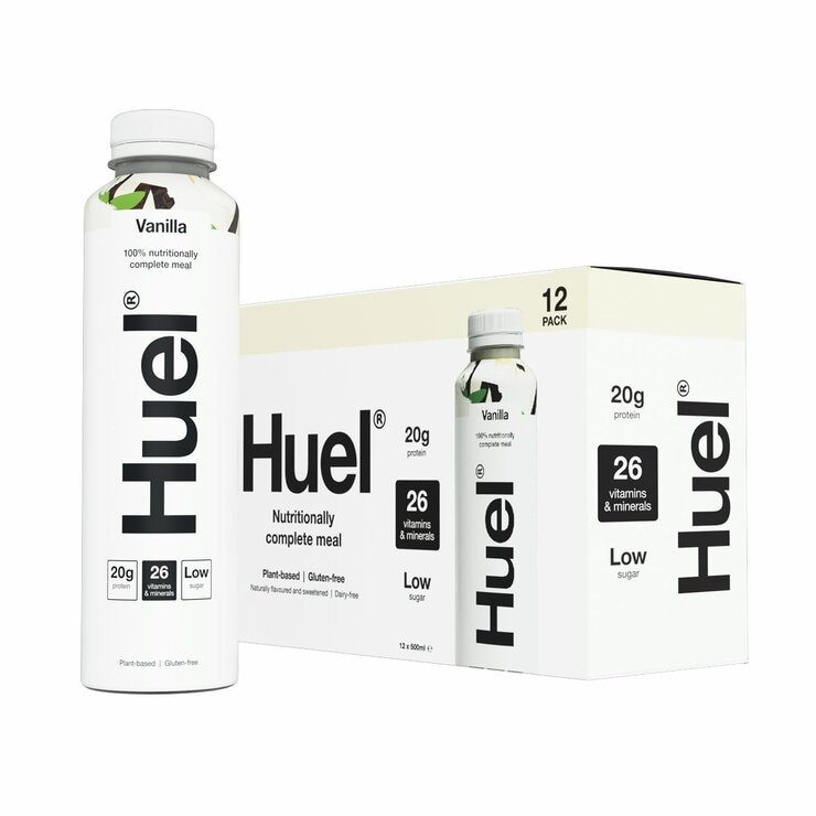 Huel Complete Meal Drink Vanilla, 12 x 500ml
