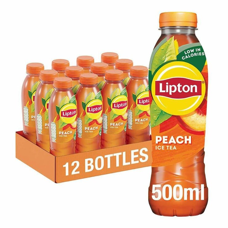 Lipton Peach Iced Tea, 12 x 500ml